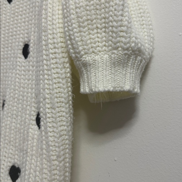 English Factory Cream and Black Heart Sweater - Picture 8 of 13